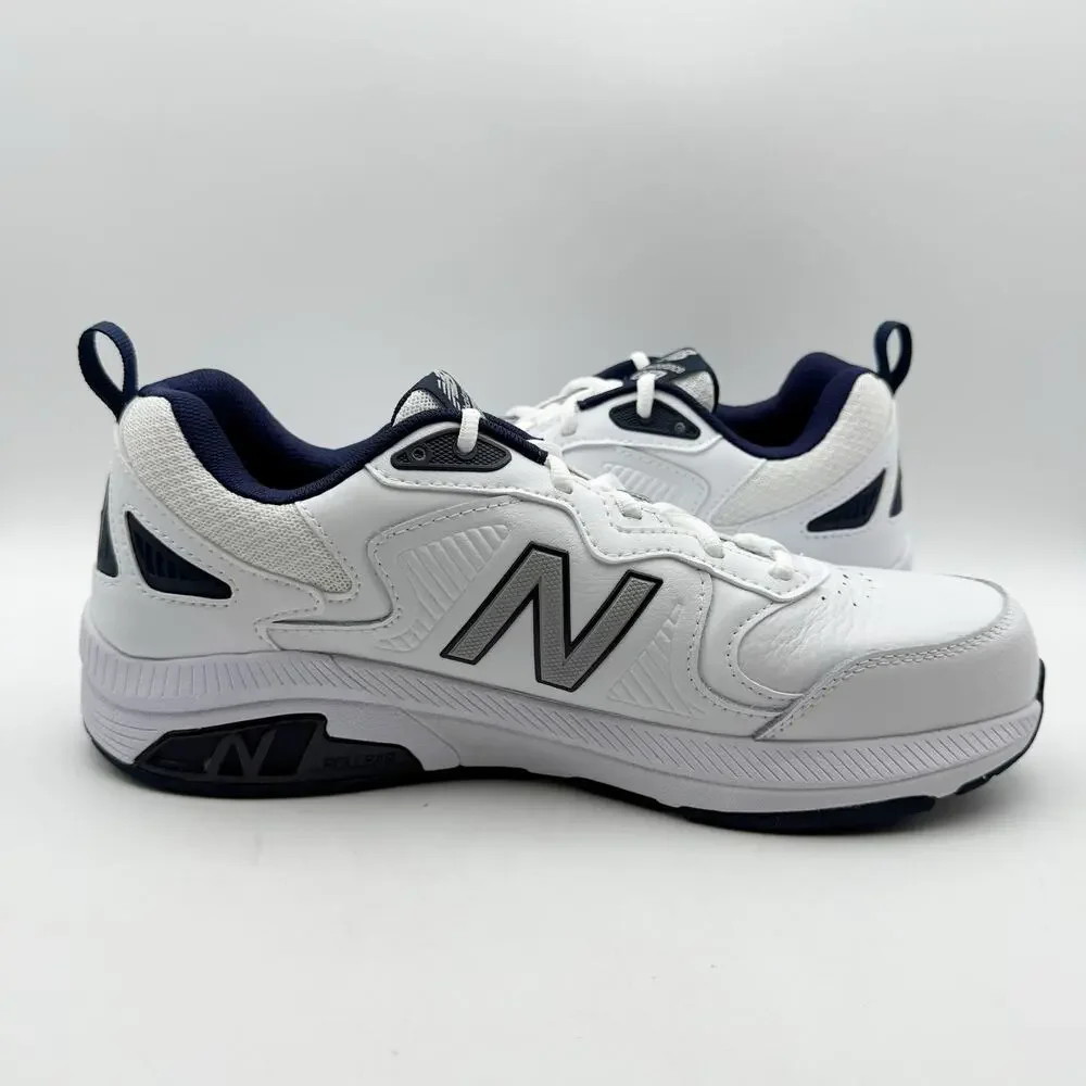 New Balance Mens 857v3 Athletic Shoes Size 7.5 XW 4E White Navy Blue NIB